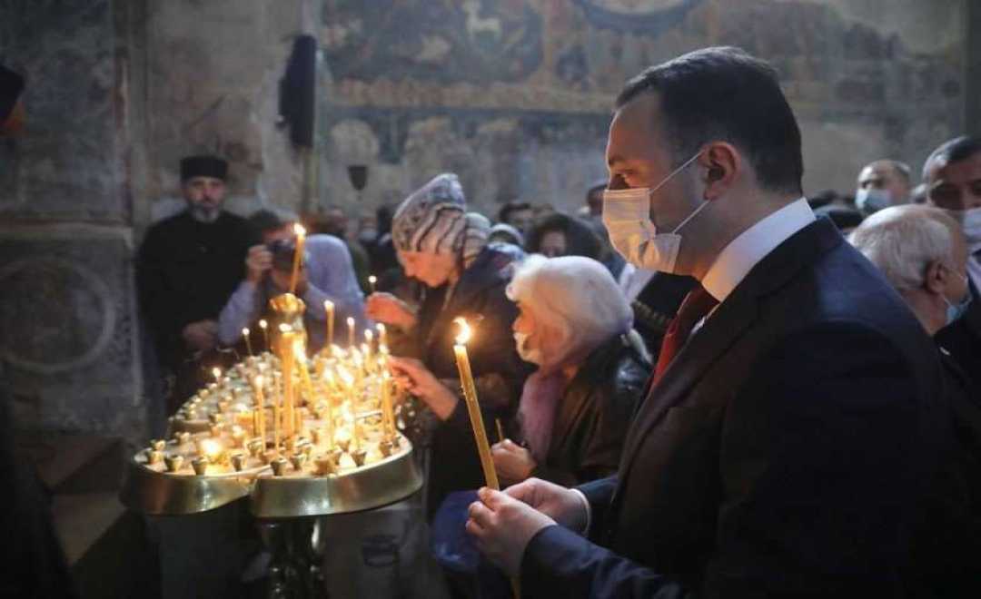 "მადლობა ღმერთს, რომ გონივრული პოლიტიკით მშვიდობა შევინარჩუნეთ" – ირაკლი ღარიბაშვილი