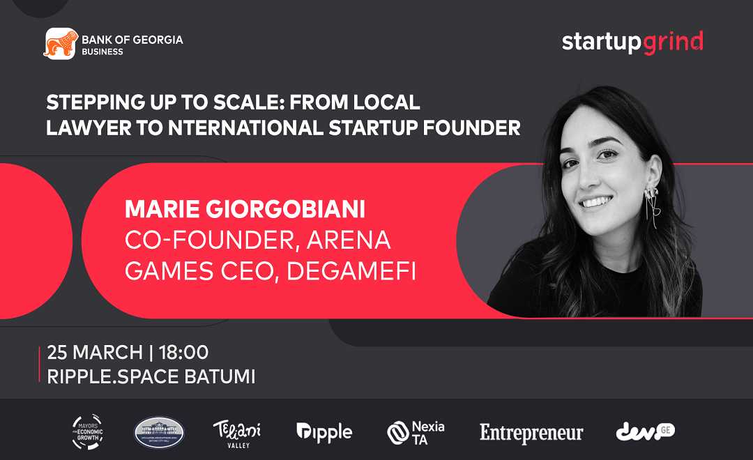 საქართველოს ბანკის მხარდაჭერით Startup Grind - ის წლის პირველი ღონისძიება ბათუმში გაიმართება