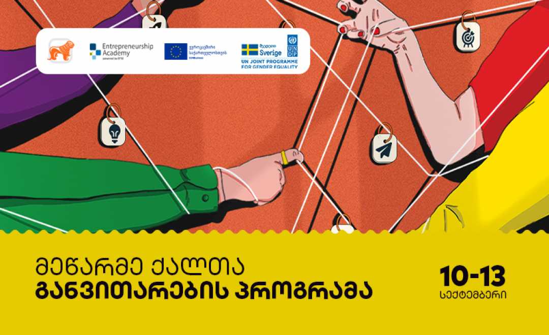 საქართველოს ბანკისა და UNDP-ის მეწარმე ქალთა განვითარების პროგრამის მეათე ნაკადზე მიღება დაიწყო