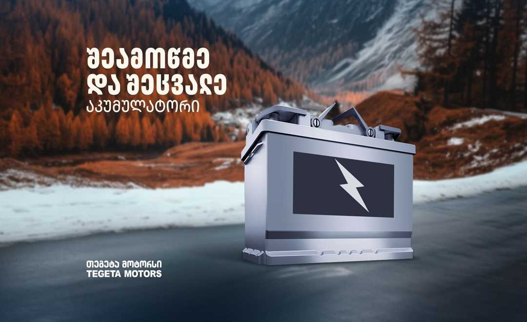 შეამოწმე და შეცვალე აკუმულატორი ზამთრისთვის - რჩევები „თეგეტა მოტორსისგან“
