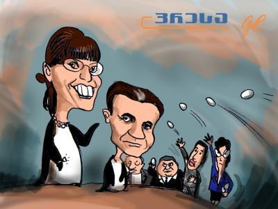 ეკატერინა ხვედელიძის ახალ პარტნიორ – გუბაზ სანიკიძის აზრით, ქალის ადგილი სამზარეულოშია