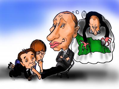 ივანიშვილის ამბორი პუტინს...
