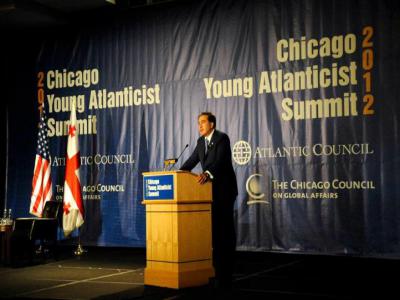 მიხეილ სააკაშვილმა, ჩიკაგოში, Young Atlanticist Summit-ის მუშაობაში მიიღო მონაწილეობა