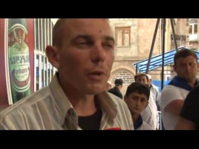 „ოცნების“ ნასვამი მხარდამჭერები გორში
