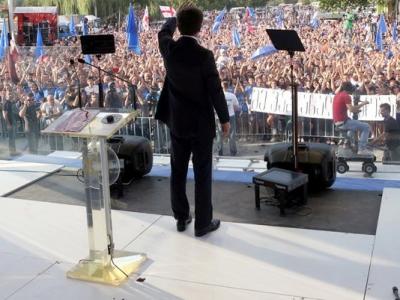 ივანიშვილი: "პახმელიაზე" არ იყოთ... (რეპორტაჟი აქციიდან)...