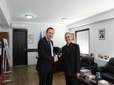 შეხვედრა ვატიკანის ელჩთან