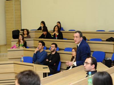 ილიას სახელმწიფო უნივერსიტეტის ბიზნეს სკოლის სტუდენტებმა "ხუდონჰესის" პროექტის პერსპექტივებზე იმსჯელეს