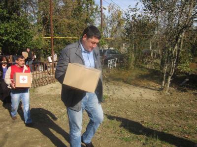 სტიქიით დაზარალებულებს საქართველოს წითელი ჯვრის საზოგადოება დაეხმარება