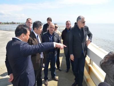 ანაკლიის პორტის მშენებლობით დაინტერესებული უცხოელი ინვესტორები ანაკლიას ეწვევნენ
