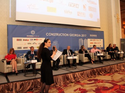 BUSINESS GEORGIA-ს ორგანიზებით ბიზნეს ფორუმი Construction Georgia 2017 გაიმართა