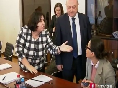 ენძელა მაჭავარიანი ხატია დეკანოიძეს: პირი გამოირეცხე, როცა ბიძინა ივანიშვილზე ლაპარაკობ!