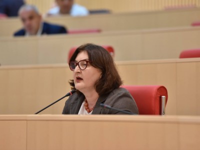 ადა მარშანია კობახიძეს: უმწიფარი პარლამენტის თავმჯდომარე! ძალიან ადრე იყო თქვენთვის პარლამენტის თავმჯდომარეობა