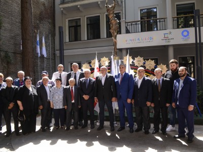საქართველოს  ეროვნულ ოლიმპიურ კომიტეტში, რომლის გენერალური პარტნიორიც საქართველოს ბანკია, საქართველოს პრეზიდენტმა 23 ოლიმპიური ჩემპიონი ბრწყინვალების ორდენით დააჯილდოვა