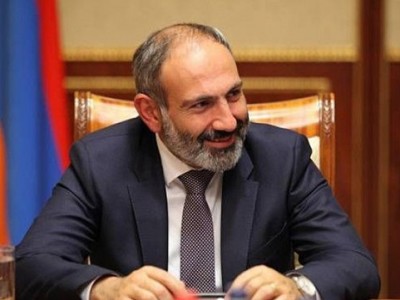 საქართველოს ოფიციალური ვიზიტით სომხეთის პრემიერ-მინისტრი ნიკოლ ფაშინიანი მეუღლესთან ერთად ეწვია