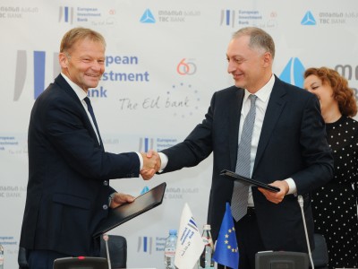 თიბისი ბანკმა ევროპის საინვესტიციო ბანკთან (EIB) 30 მილიონი ევროს ოდენობის სასესხო ხელშეკრულებას მოაწერა ხელი